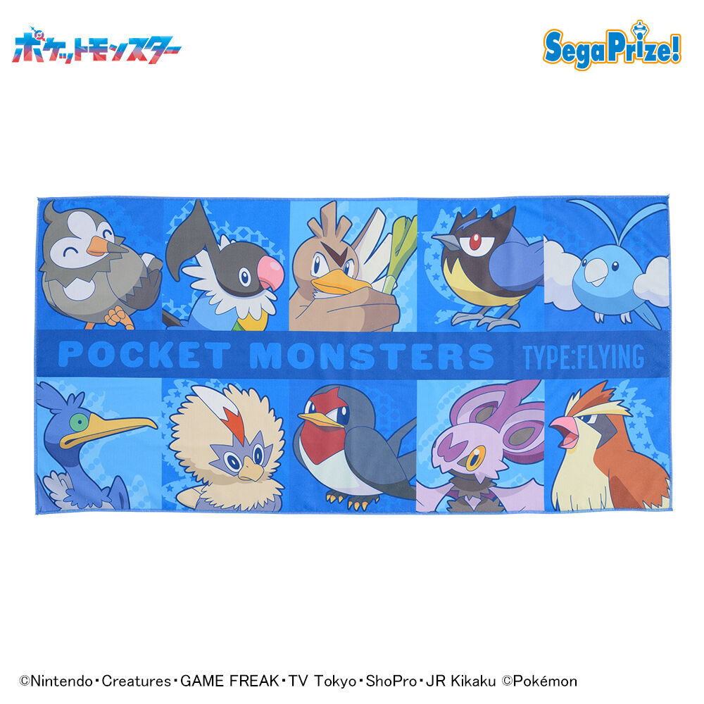 ポケットモンスター　[PM]バスタオル　～ドラゴン＆ひこう～